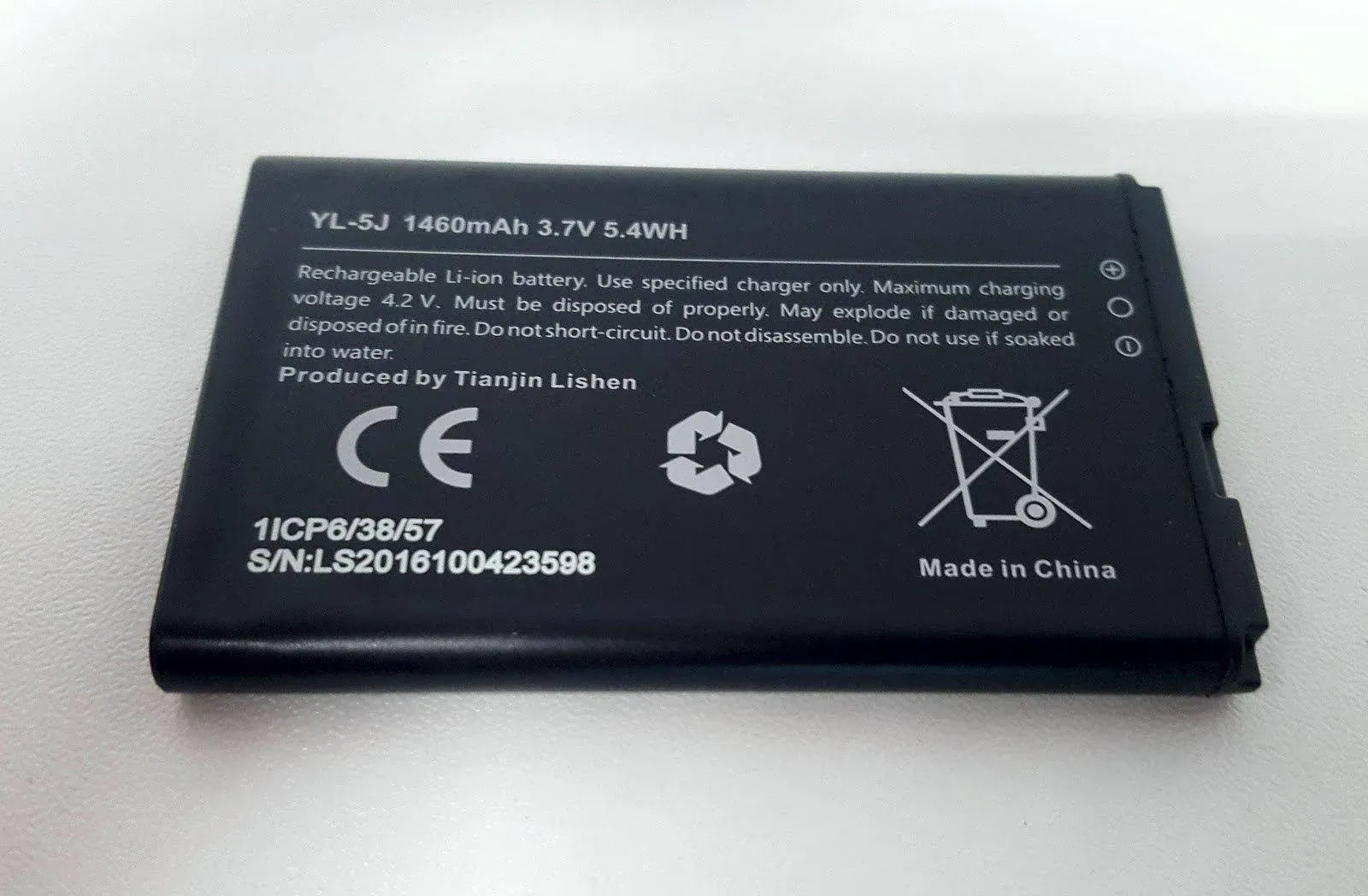 Yealink W56-BATT Replacement Battery for W56P W56H DECT Phone