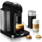 Breville Nespresso Vertuo Chrome &amp; Aeroccino3 BNV250CRO1BUC1 New