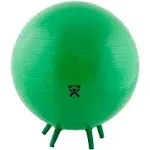 CanDo 26 in. Inflatable Exercise Ball with Stability Feet - Green