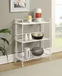 Convenience Concepts 8019W Designs-2-Go Extra Storage 3 Tier Wide Folding Met...