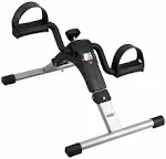 Folding Pedal Exerciser, Mini Exercise Bike under Desk Bike Foot Pedal Exerciser