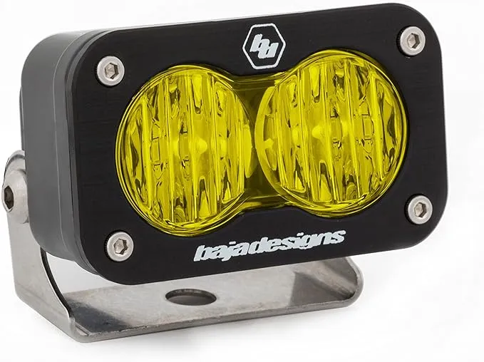 LED Work Light Amber Lens Wide Cornering Pattern Each S2 Sport Baja Designs