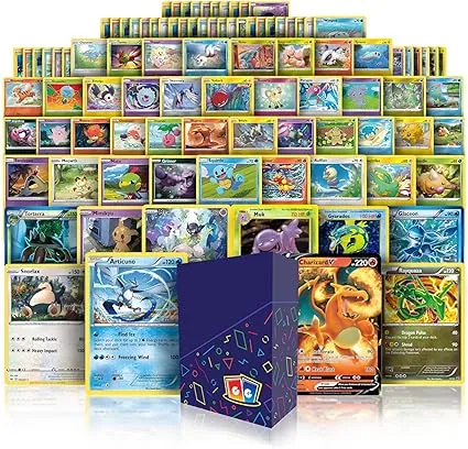 Ultra Rare Starter Bundle | 100+ Authentic Cards | 1x Ultra Rare Guaranteed | Legendary, VSTAR, VMAX, V, GX, or EX | Plus Bonus 10x Holos or Rares | GG Deck Box Compatible with Cards