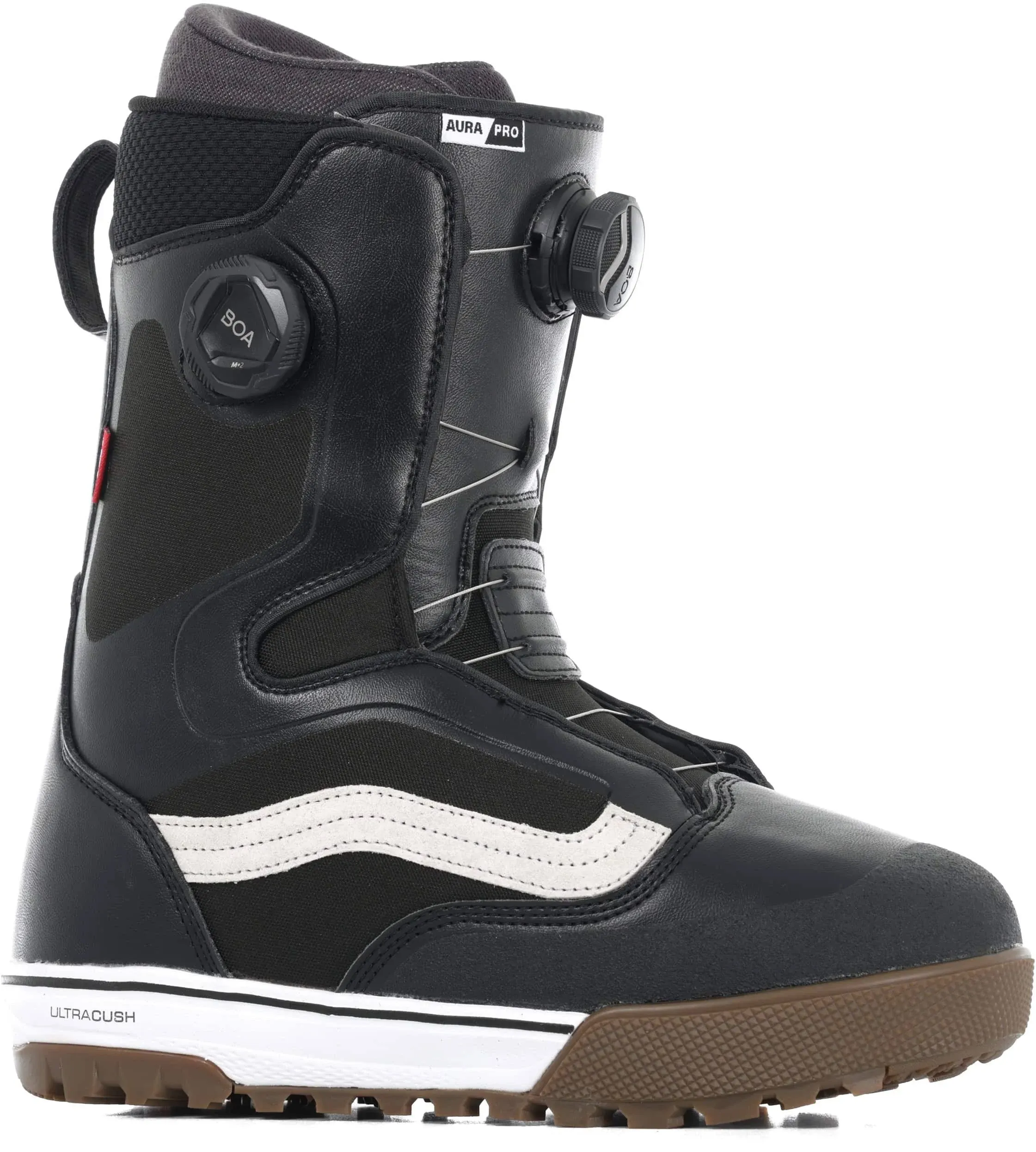 Vans Aura Pro Snowboard Boots - Black/White 8.5