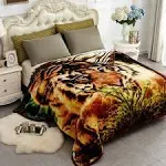 JYK Heavy Korean Mink Fleece Blanket - 2 Ply Reversible 520gsm Silky Soft Plush