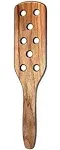 Carpet Beater, Hardwood Paddle with Holes - Clear Finish