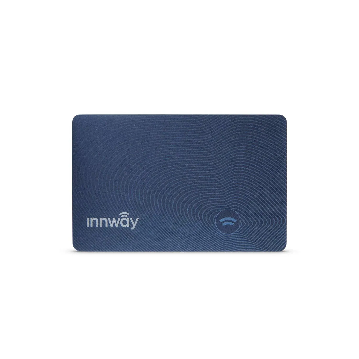 Innway Card - Ultra Thin Rechargeable Bluetooth Tracker Finder. Find Your Wallet, Bag, Backpack, Keys, Laptop,Tablet(Blue)