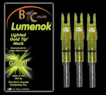 Lumenok GT Nock (3-Pack), Orange