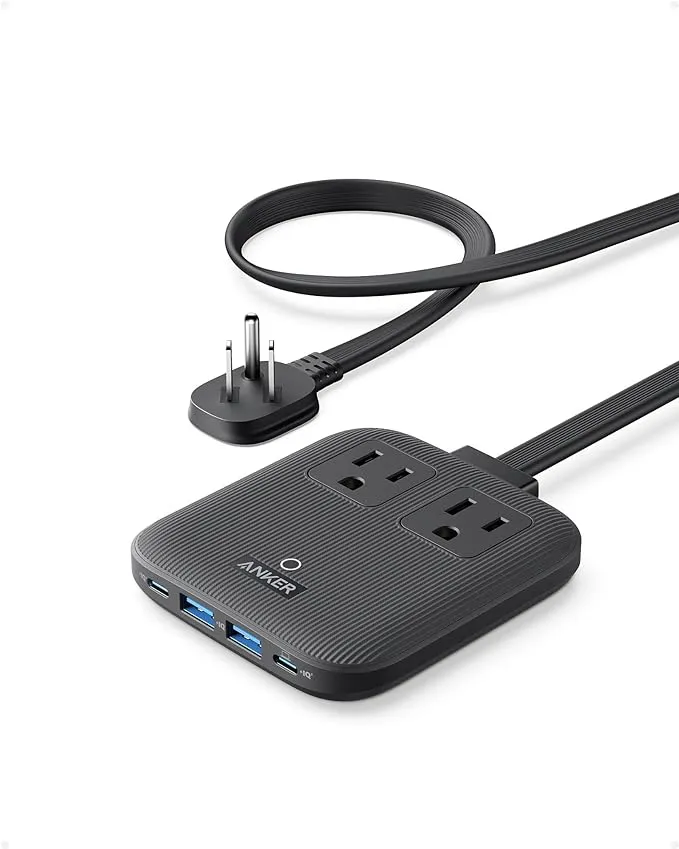 Anker Nano Charging Station, 6-in-1 USB C Power Strip for iPhone 15/14 and MacBook