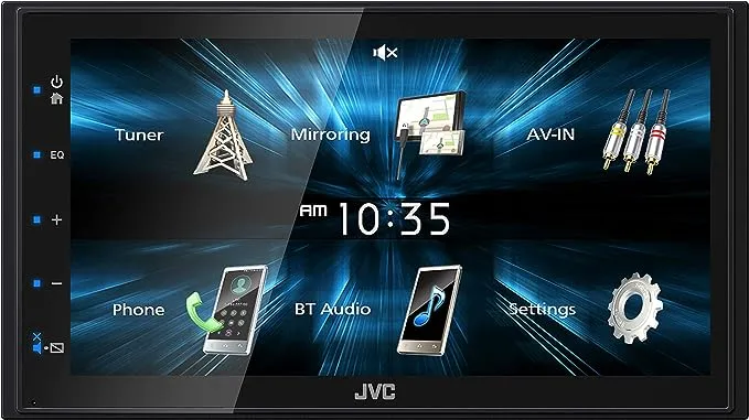 JVC KW-M150BT 6.75" Digital Multimedia Receiver Capacitive Touchscreen with Bluetooth