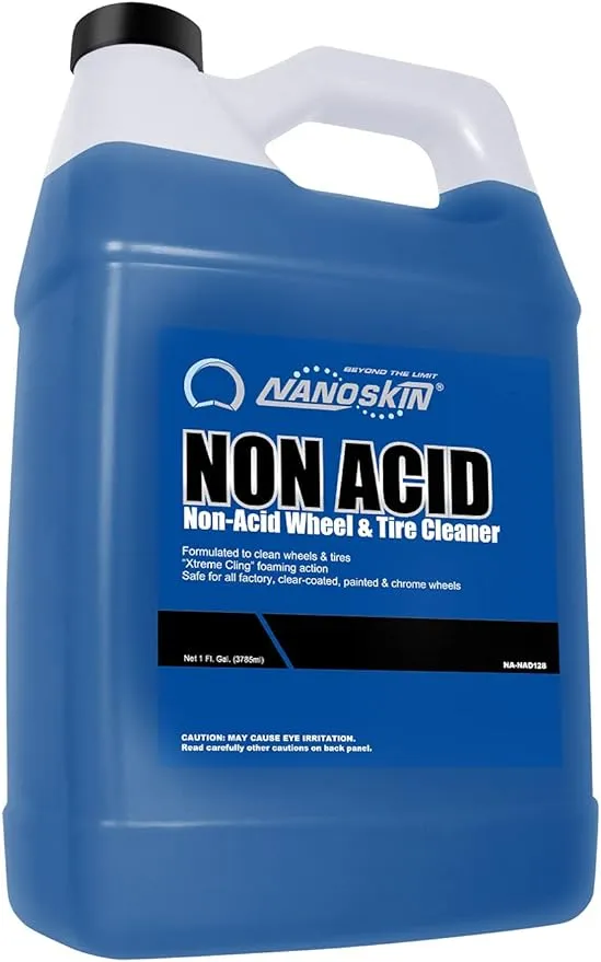 Nanoskin NON ACID 1 Gallon | Non-Acid Wheel and Tire Cleaner