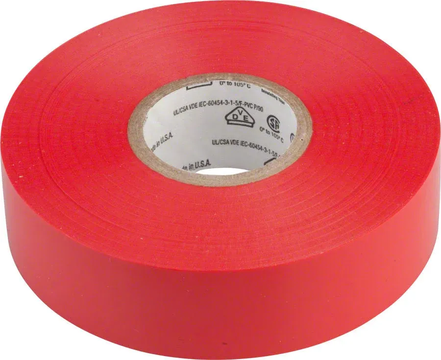 3M Scotch Vinyl Electrical Tape 35 Red 3/4" x 66'