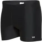 TYR Men's Square Leg TYReco Solid Black 30