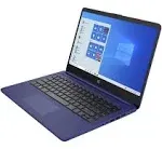 HP 14-dq0005 Celeron N4000 1.1GHz 64gb eMMC 4GB BT Win10 Webcam Indigo Blue