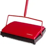 Casabella Carpet Sweeper 11" Electrostatic Floor Cleaner - Red