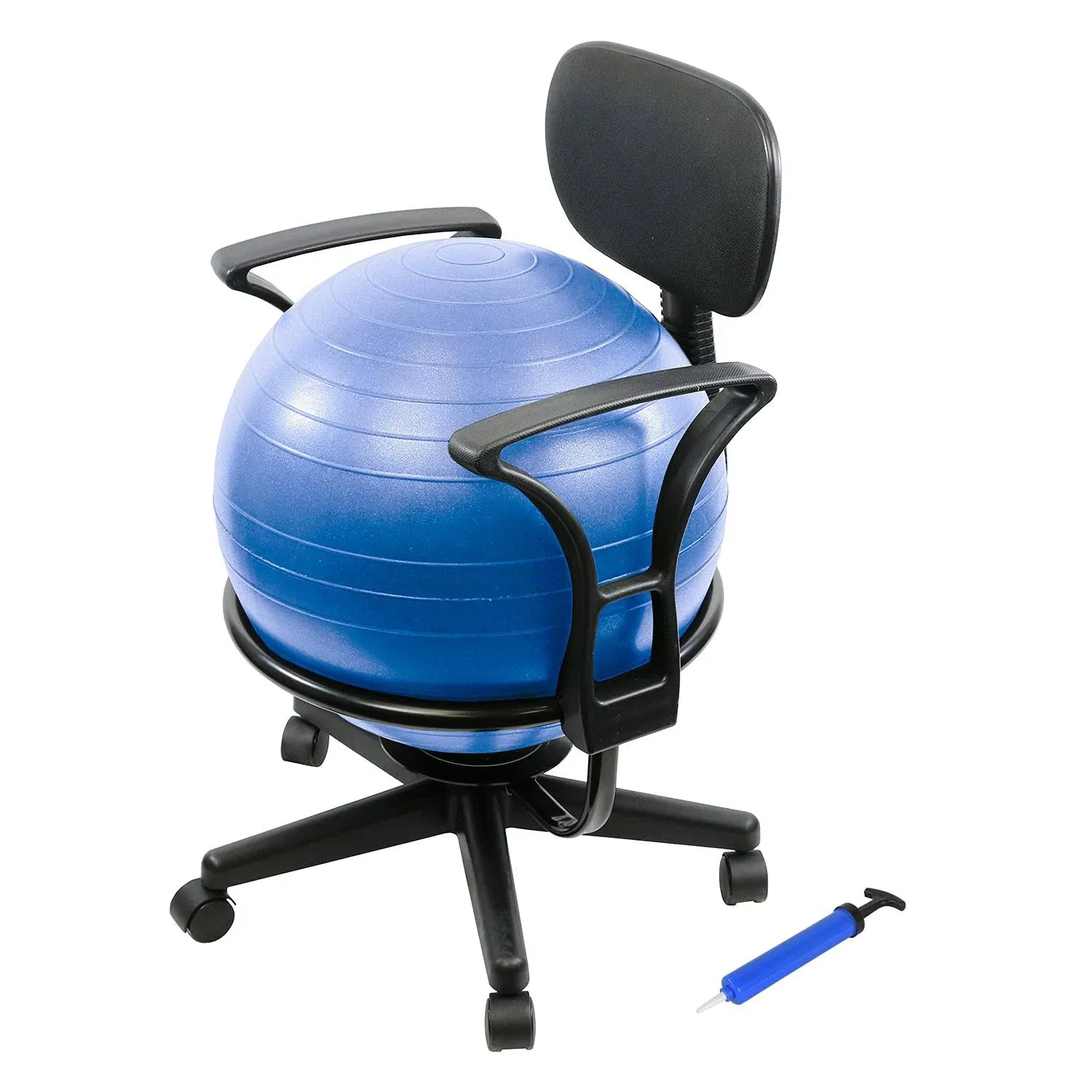 CanDo Metal Mobile Ball Stabilizer Chairs