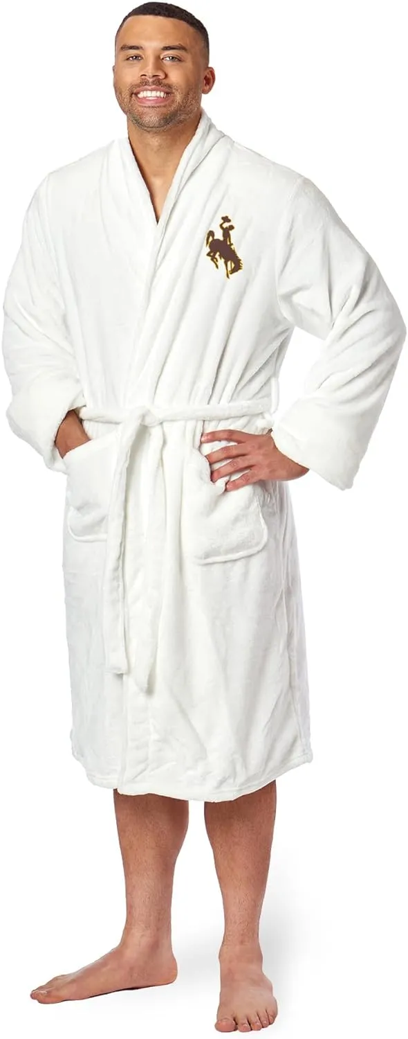 Wyoming Cowboys Men's L/XL Silk Touch Bath Robe