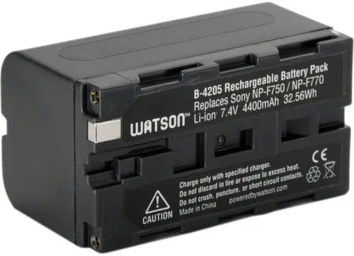 Watson NP-F770 Lithium-Ion Battery Pack (7.4V, 4400mAh)