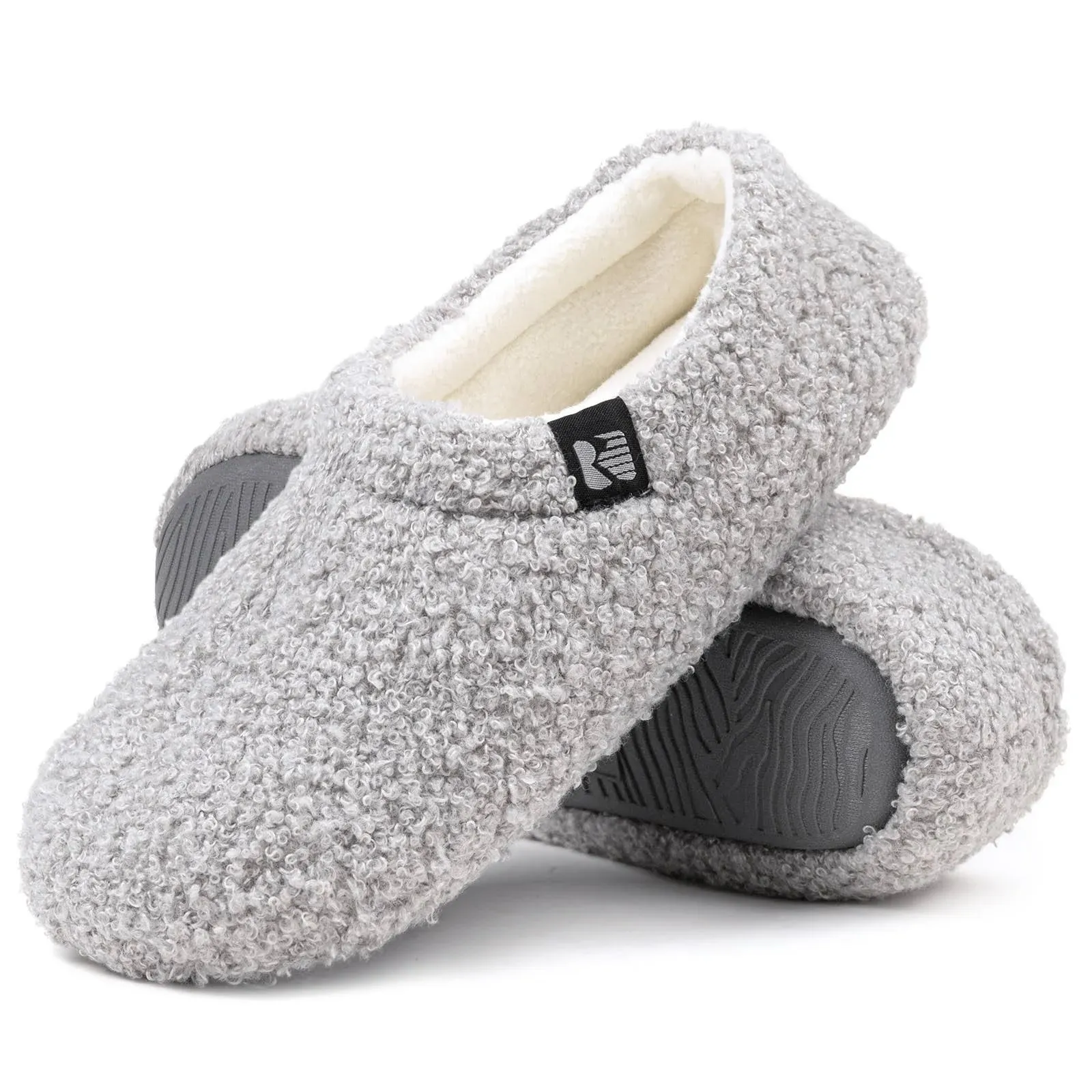 RockDove Women's Teddy Fleece Closed Back Indoor Slipper