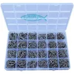 Fishing Hooks Freshwater Saltwater Fish Hooks Bulk Fishing Hooks Set Worm Catfish Hooks Fish Gear Equipment Supplies