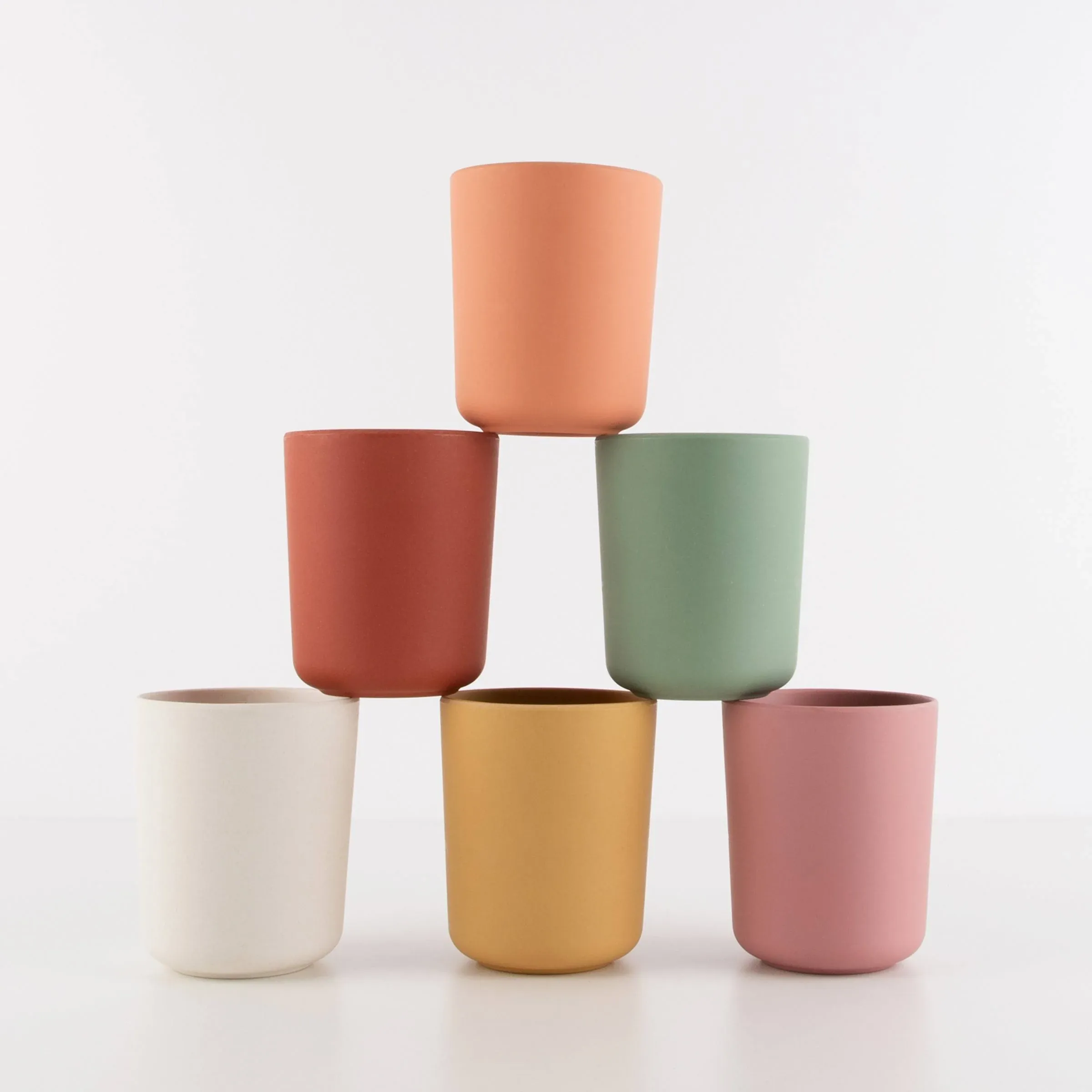 Earthy Reusable Bamboo Cups