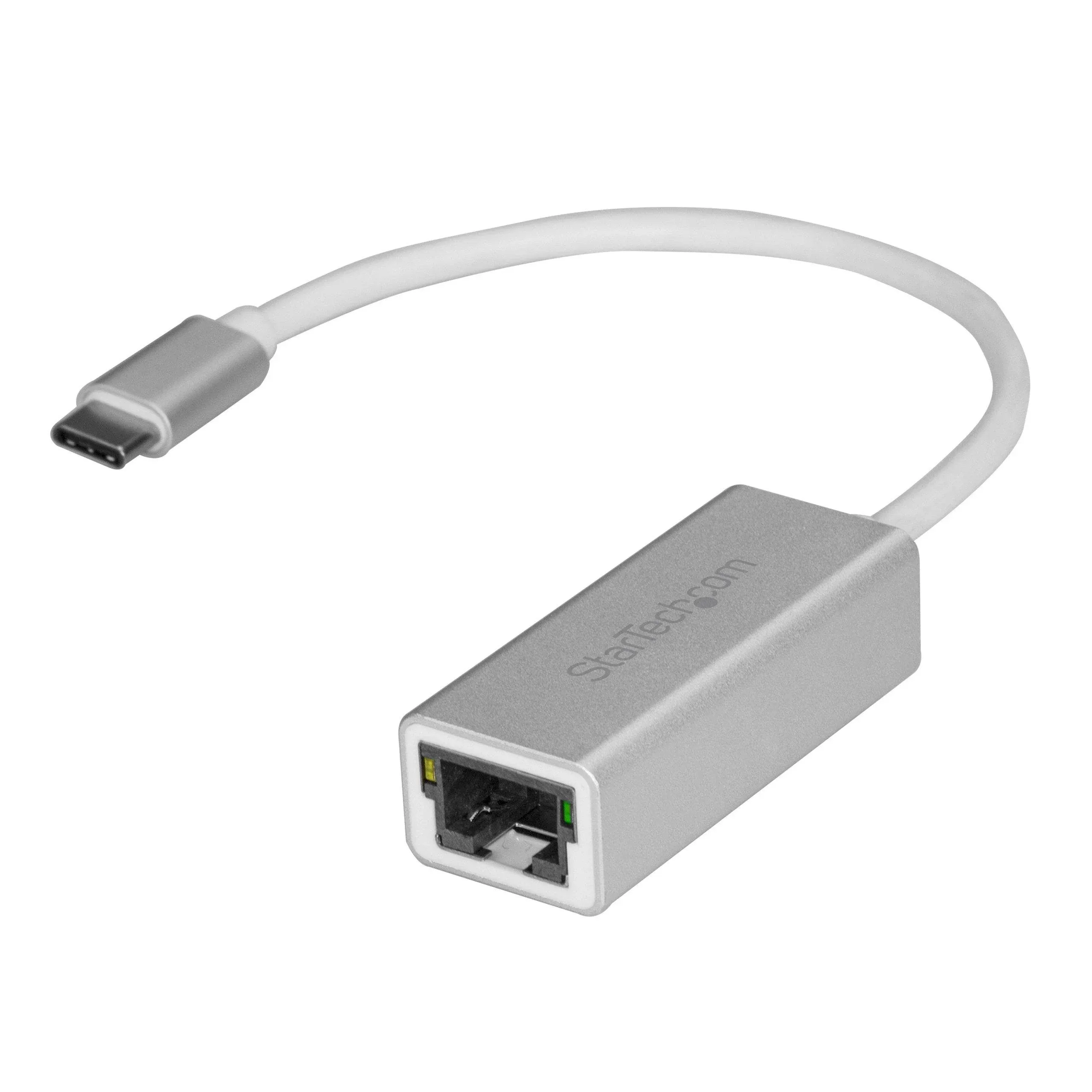 StarTech US1GC30A Gigabit Ethernet USB-C Network Adapter (Silver)