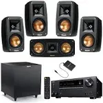 Klipsch Black Reference Theater Pack 5.1 Surround Sound System