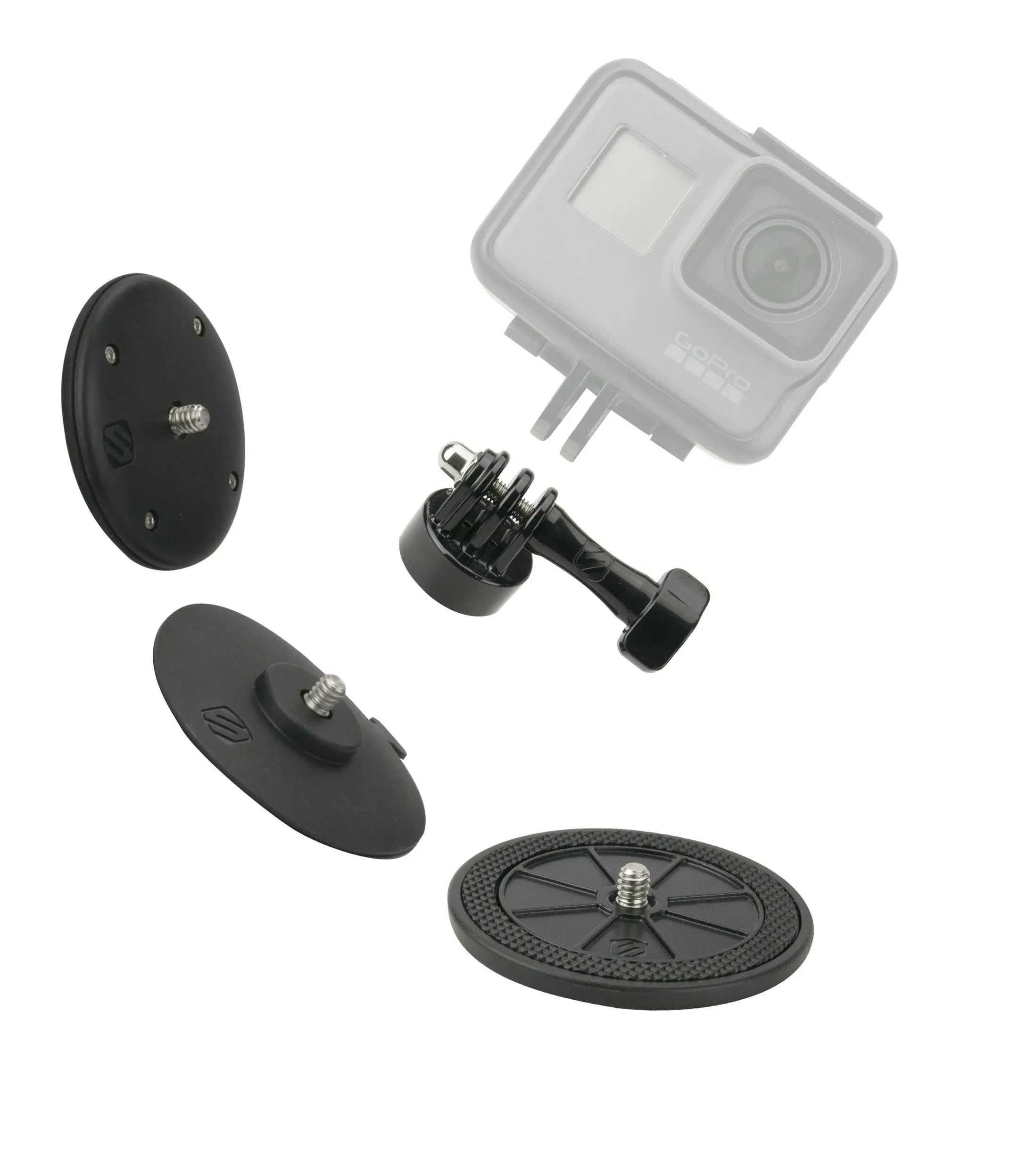 Scosche AMK1 Closeup ProKit Universal Action Camera Mount Kit with Three Mounting ...