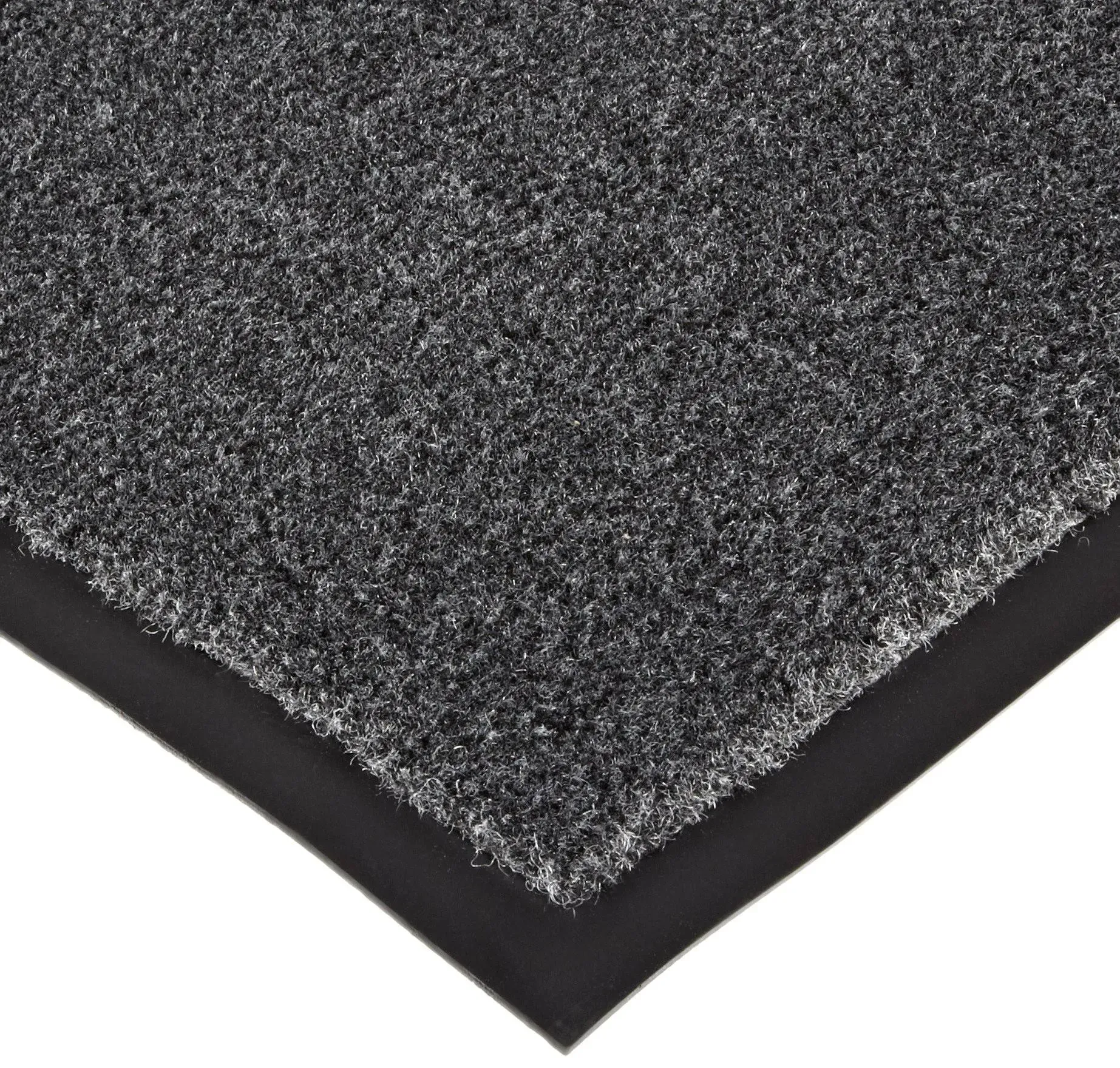 NoTrax® 130S0310CH Sabre™ Moisture and Dirt Retention Entrance Mat, 3/8 in x 3 ft W x 10 ft L, 19 oz Decalon®, Vinyl Backing, Charcoal