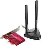 TP-Link WiFi 6 AX3000 PCIe WiFi Card (Archer TX3000E), Up to 2400Mbps, Bluetooth 5.2, 802.11AX Dual Band Wireless Adapter with MU-MIMO,OFDMA,Ultra-Low Latency, Supports Windows 11, 10 (64bit) only