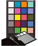 Datacolor SpyderCHECKR 24 - Color calibrate your camera for consistent image color across multiple camera systems/lighting conditions. Target color chart has 24 target colors + grey card.