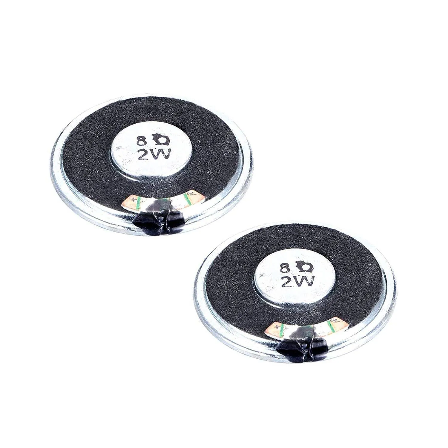 Uxcell 2W 8 Ohm DIY Speaker 40mm Round Shape Replacement Loudspeaker 2pcs