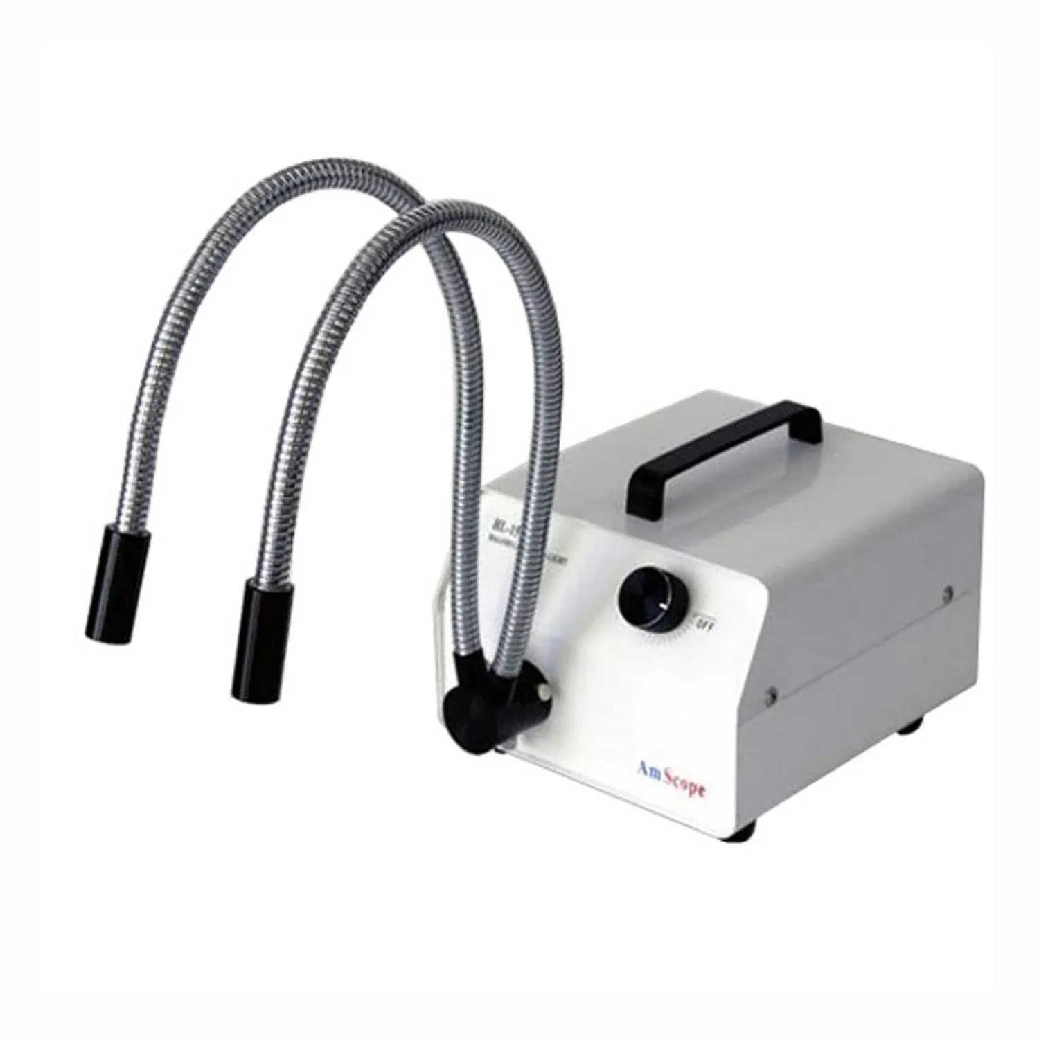 AmScope 150W Dual Goose-Neck Fiber Optic Illuminator