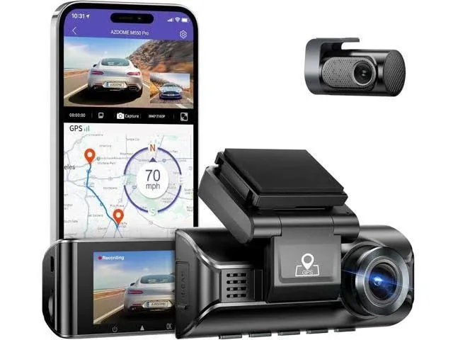 AZDOME 4K 5G WiFi Dash Cam