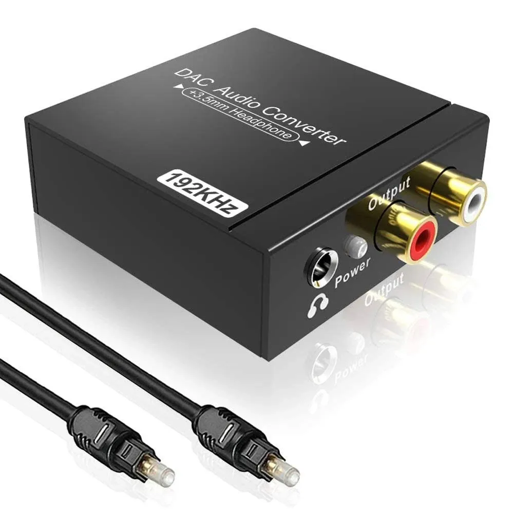 192kHz Digital to Analog Audio Converter,AVMTON DAC Digital SPDIF Optical Toslink ...