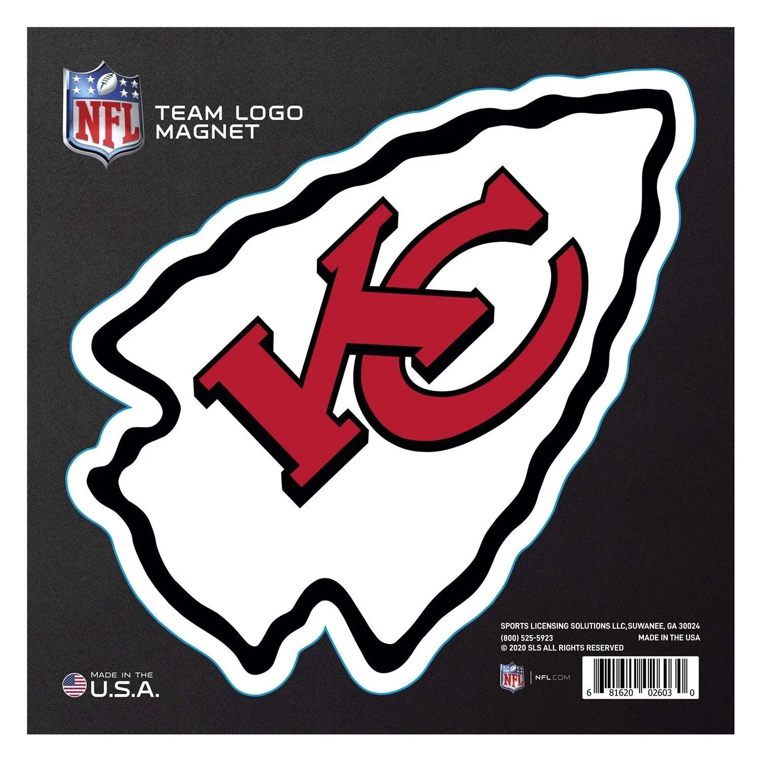 FANMATS Kansas City Chiefs Large Team Logo Magnet