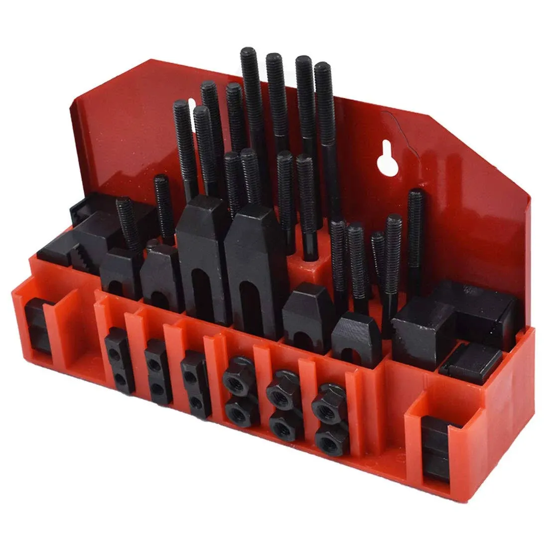 WFLNHB New 58 Pcs Pro-Series 716 T-Slot 38-16 Stud Clamping Kit for Bridgeport ...