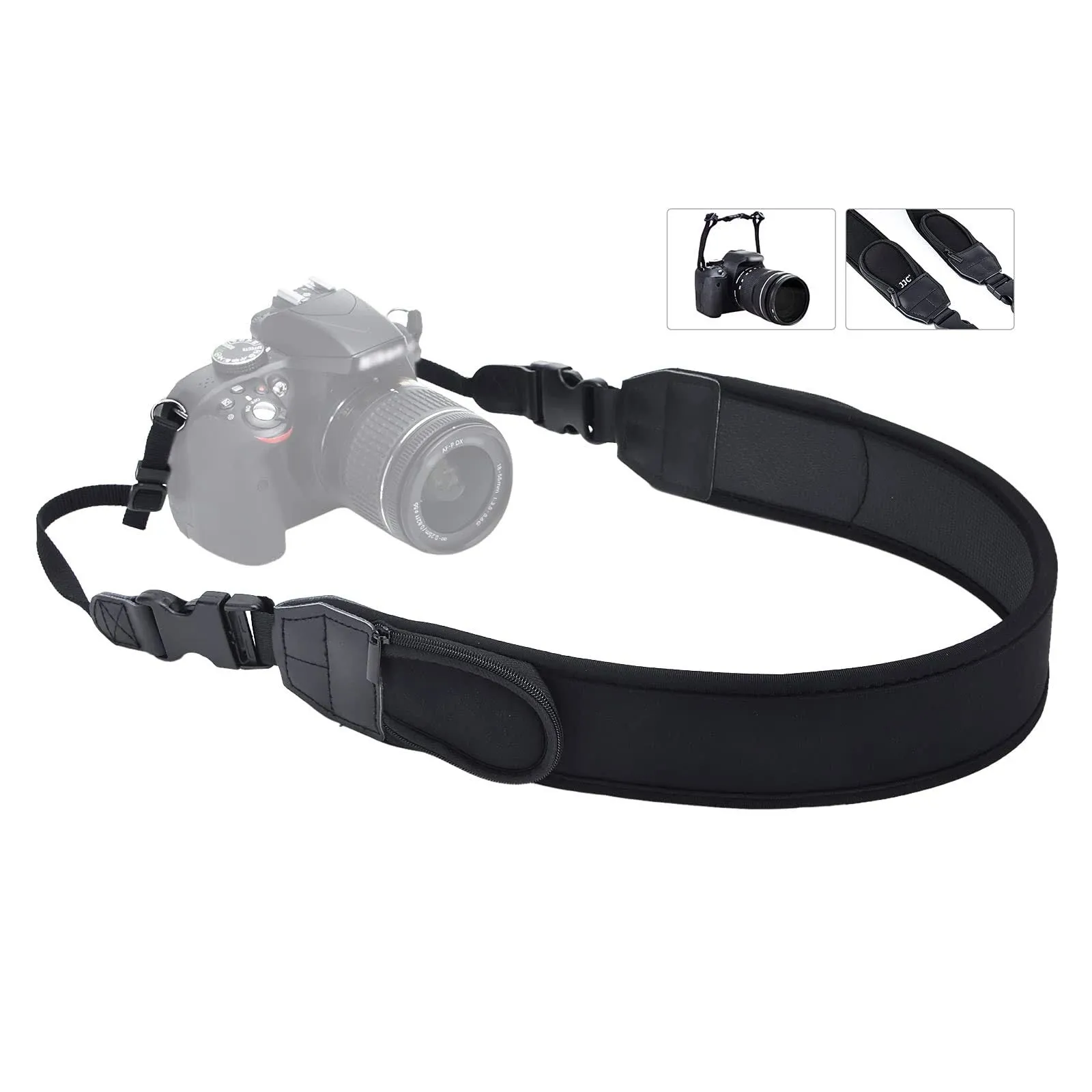 DSLR Camera Neck Strap, Soft Neoprene Shoulder Belt for Canon EOS R5 R6 5D Mark IV 6D Mark II SL3