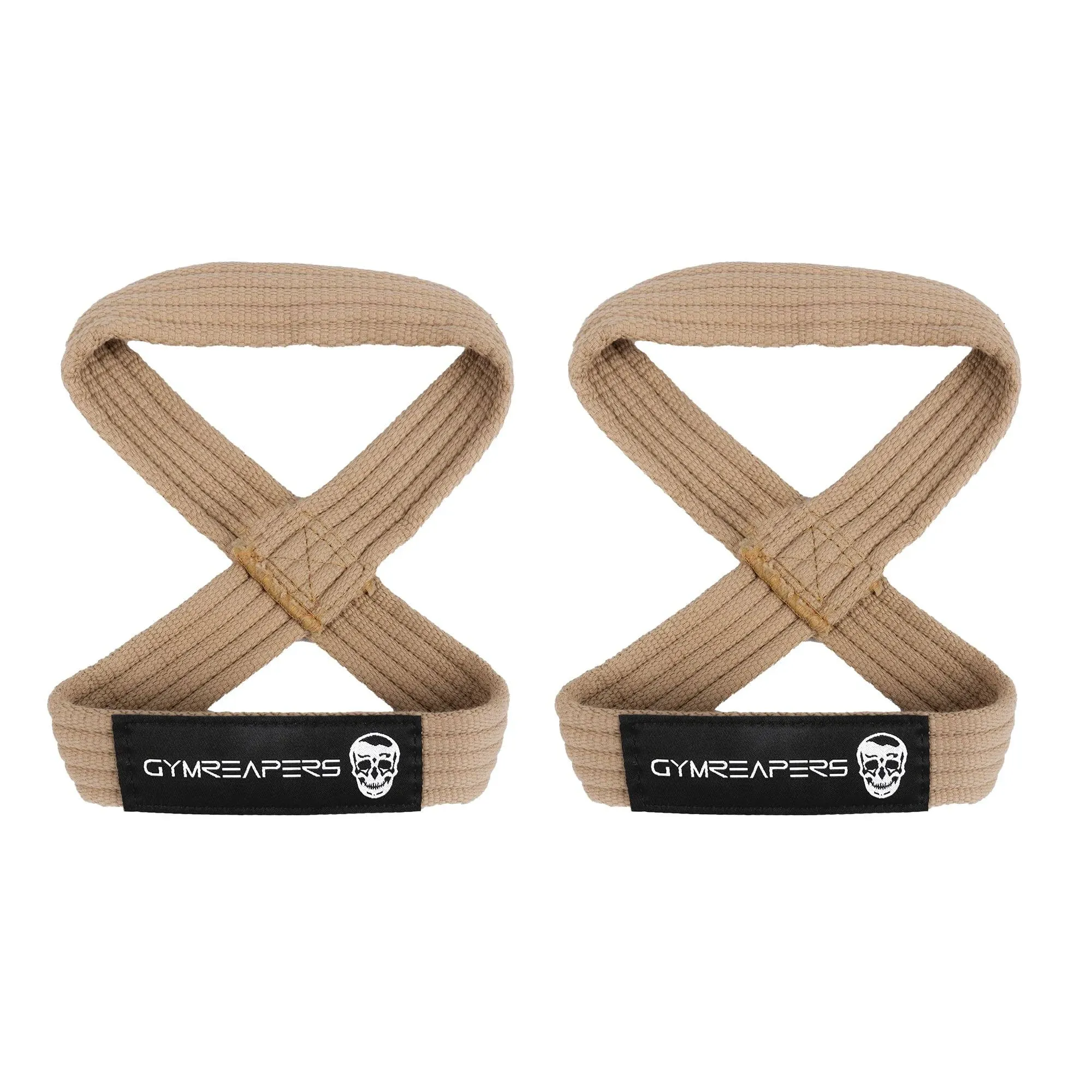 Gymreapers Figure 8 Lifting Straps - Khaki