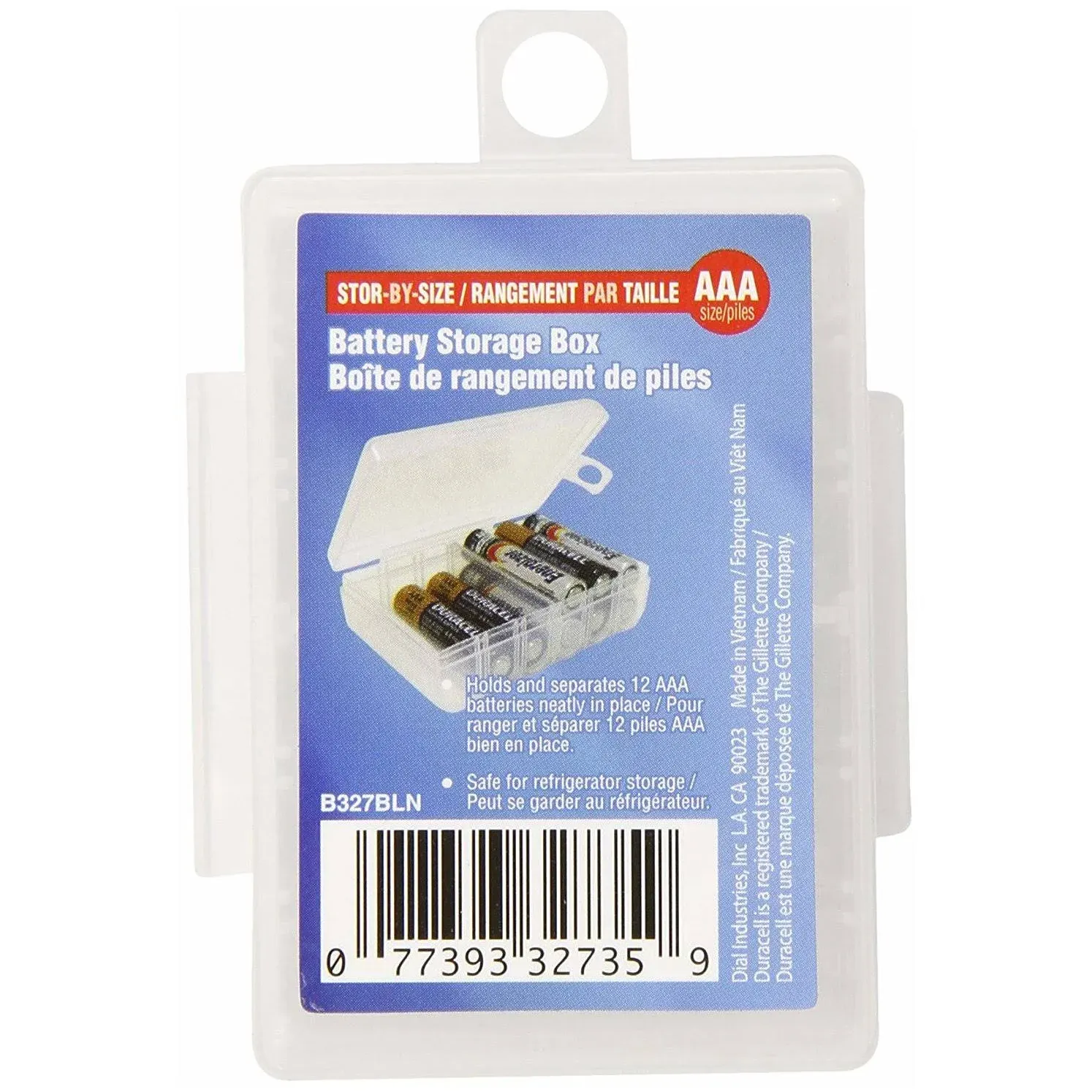 AAA Battery Storage Box