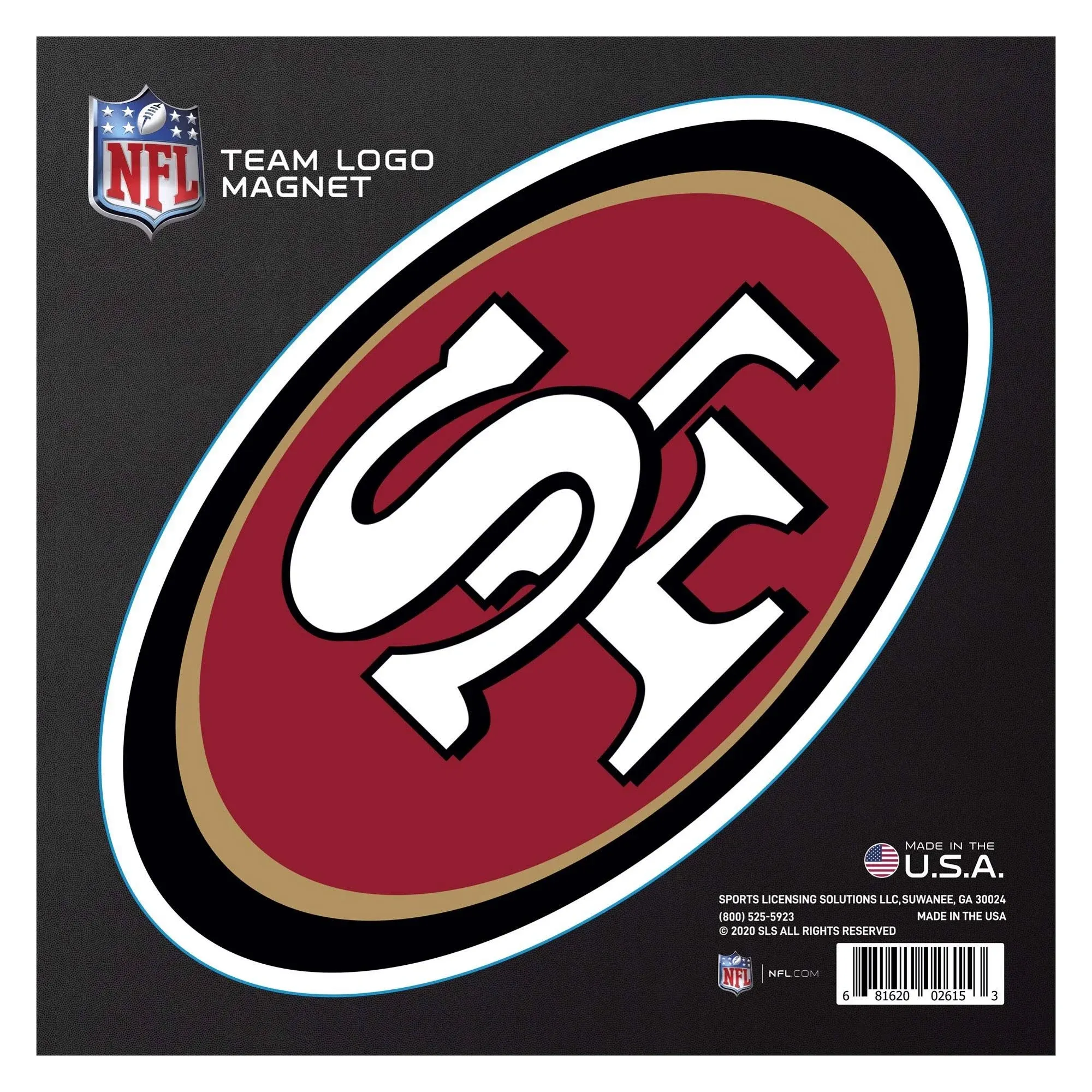 FANMATS San Francisco 49ers Large Team Logo Magnet