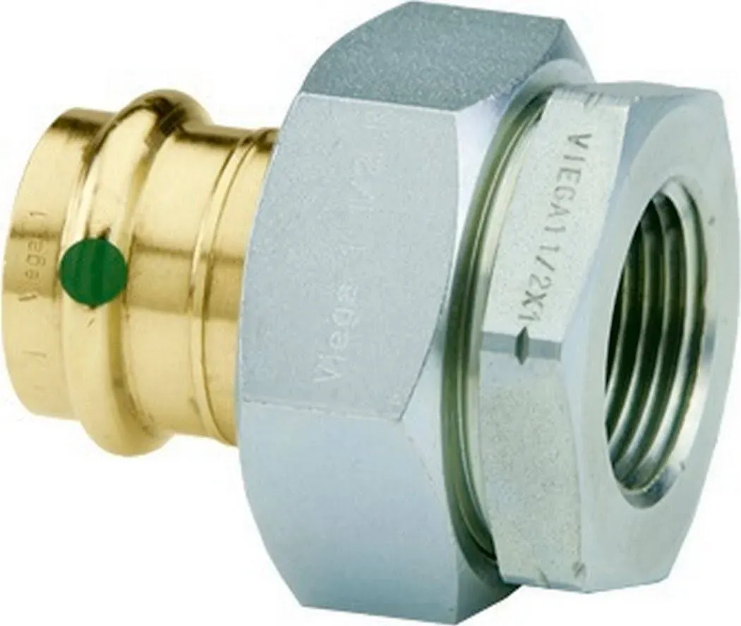 VIEGA PROPRESS 79165 Dielectric Union Press-Female Threaded Lead-Free Bronze 1 Inch