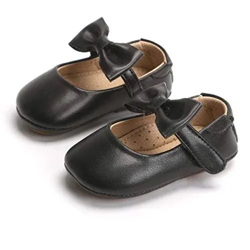 Felix & Flora Infant Toddler Baby Moccasins Soft Sole Bowknot Baby Walking Shoes ...