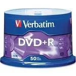 Verbatim - 50 x DVD+R - 4.7 GB 16x - Spindle