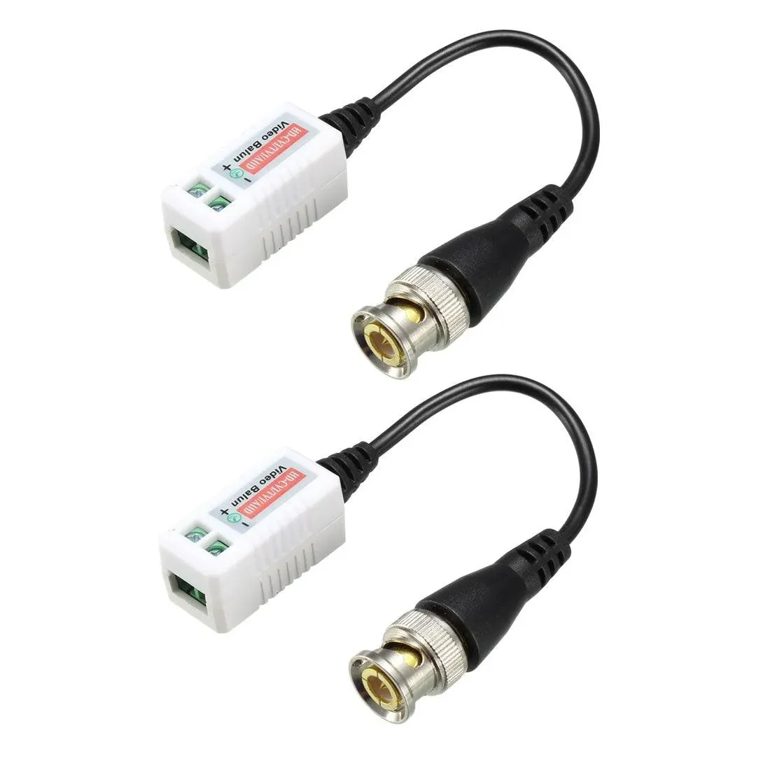 Video Balun Transceiver CCTV Camera Passive BNC Connector Cat5 UTP 1 Channel ...