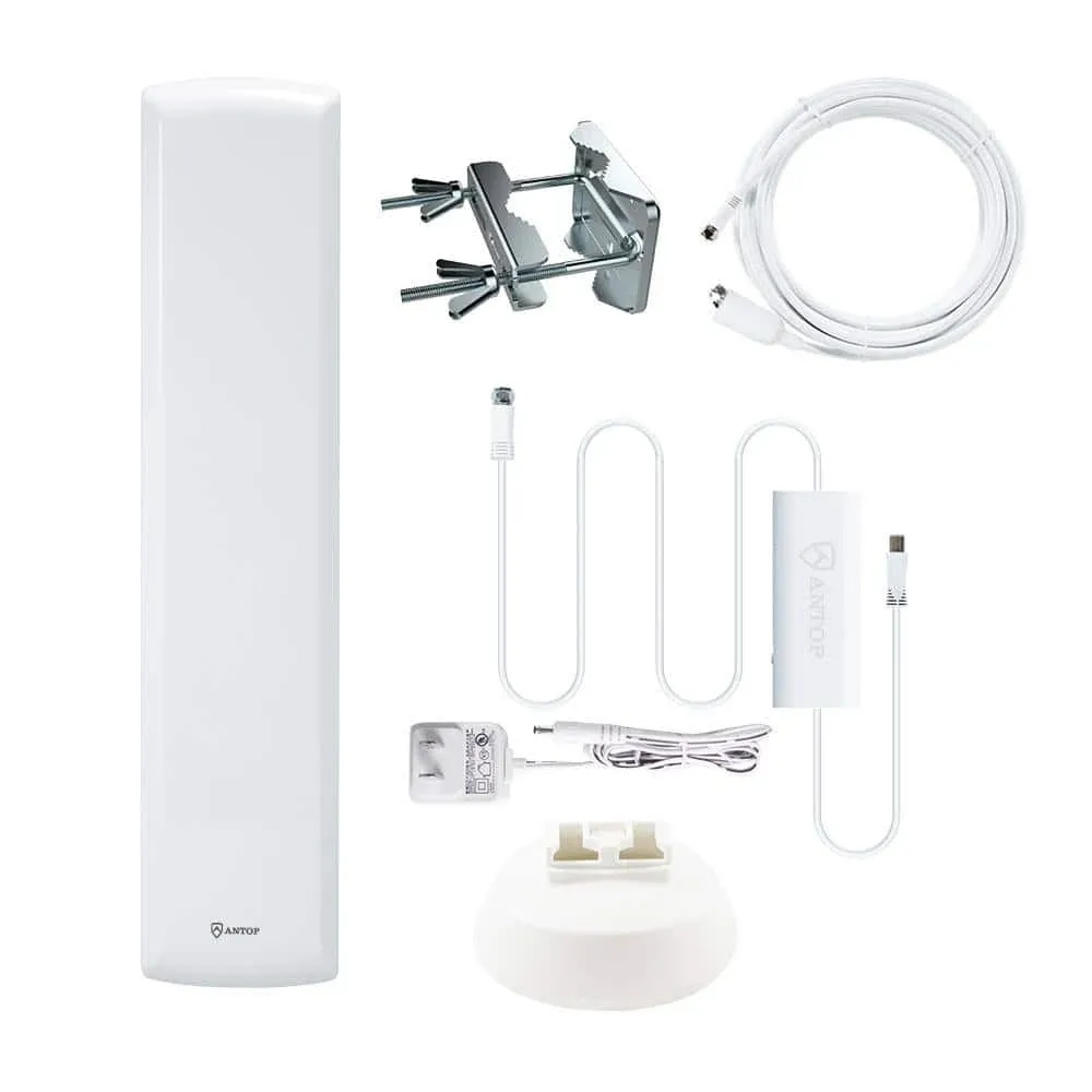 Antop Smartpass Amplified Outdoor/Indoor HDTV Antenna At-402b