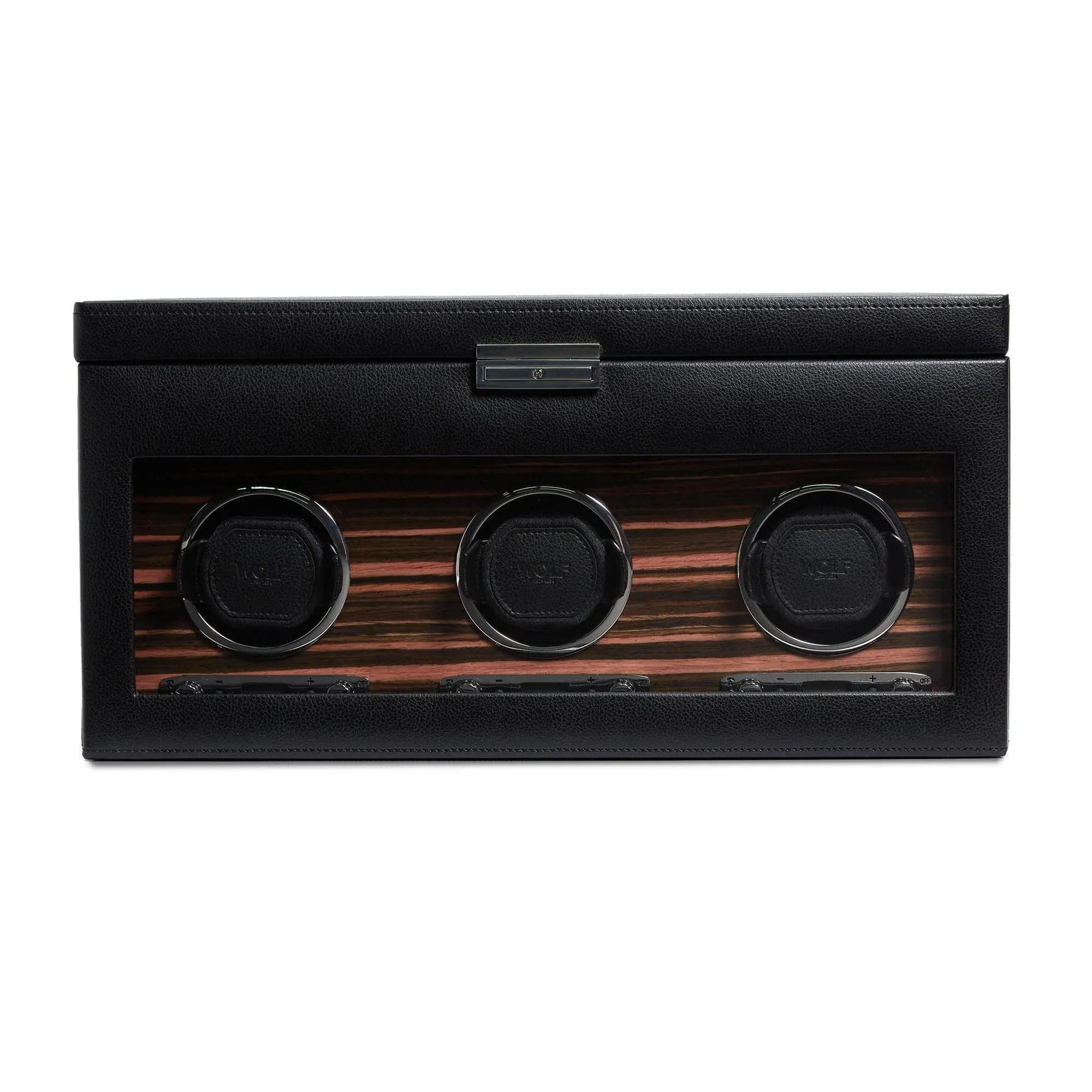 WOLF ROADSTER TRIPLE WATCH WINDER WITH STORAGE