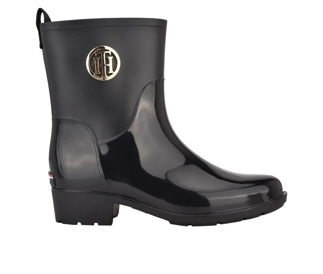 Tommy Hilfiger Kippa Rain Boot 9 Women's Black