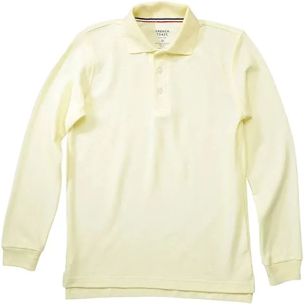 Long Sleeve Pique Polo