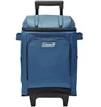 Coleman CHILLER 42Can SoftSided Portable Cooler wWheels Deep Ocean